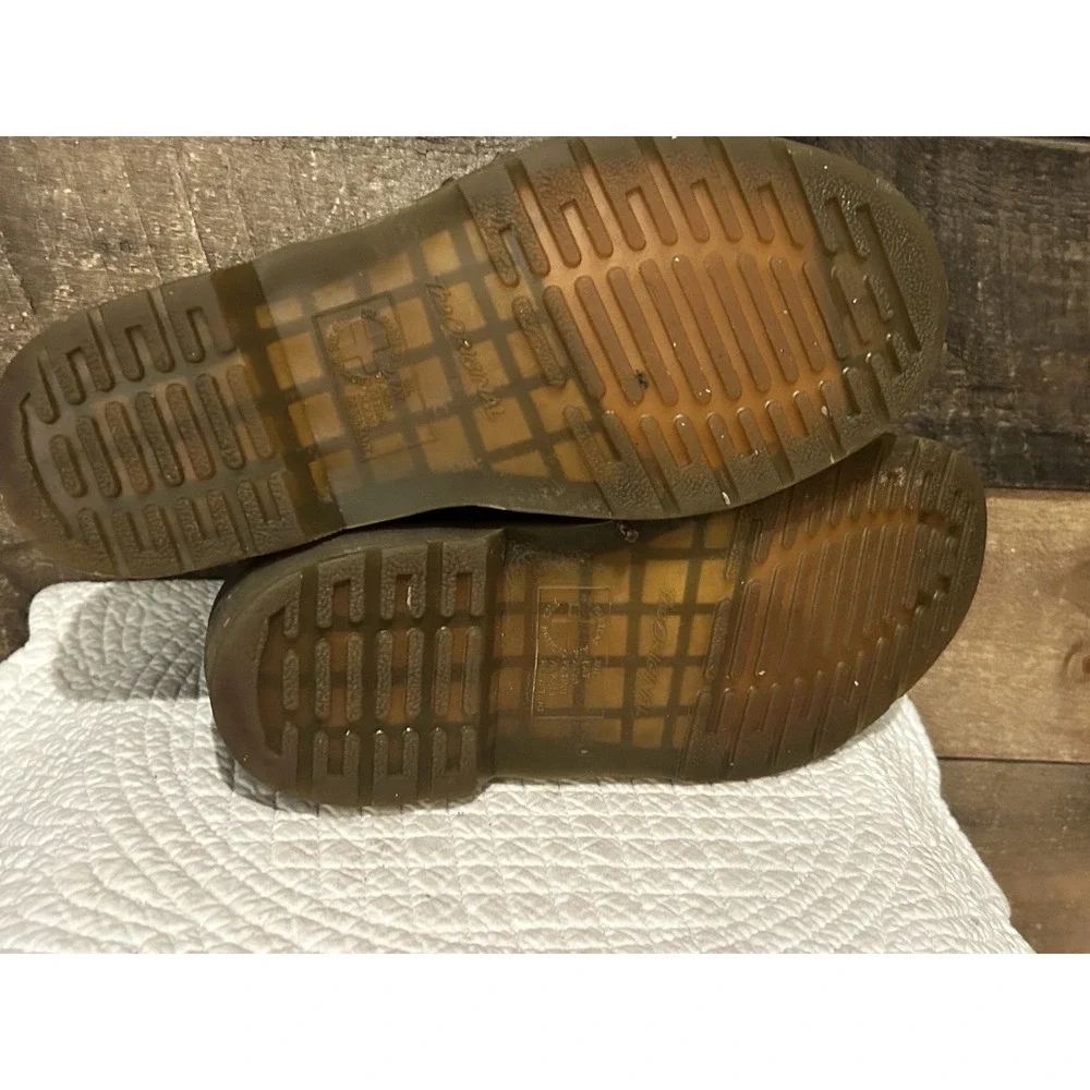Doc‎ Dr. Martens Brown Leather Mens US 11849 Oxford Shoes Womens Size 8